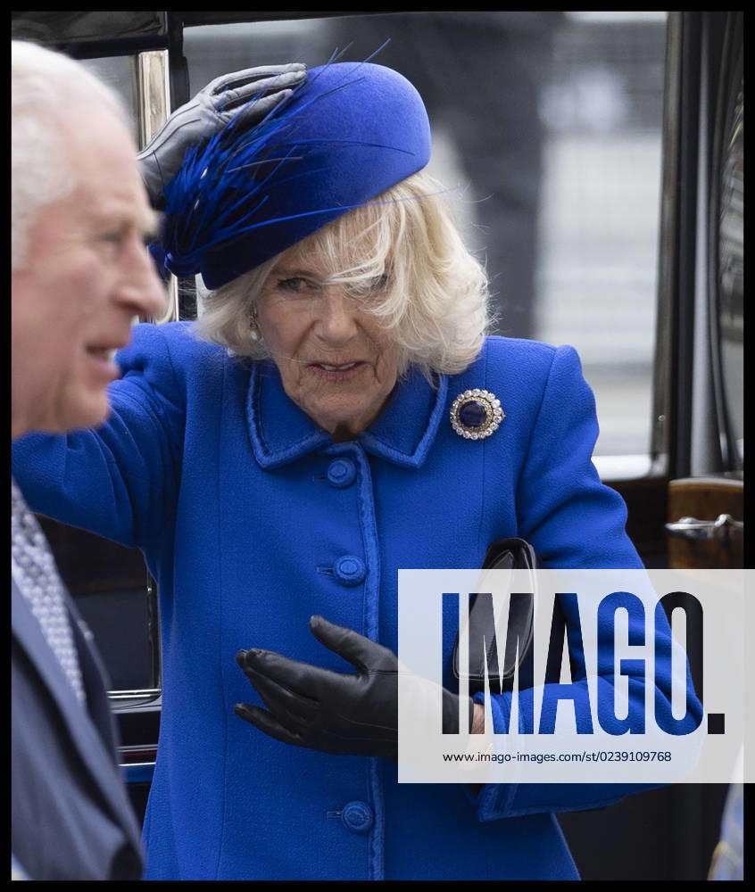 . 13 03 2023. London, United Kingdom. Camilla, Queen Consort, arriving at the Commonwealth Day service at Westminster Abbey in London. xStephenxLockx xi-Imagesx IIM-24226-0110