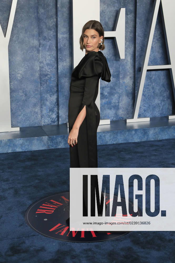 Hailey Bieber at the Vanity Fair Oscar Party 2023 celebrating the 95 Academy Awards at the Wallis Annenberg Center for the Performing Arts Beverly Hills, 12 03 2023. Foto:xD.xBedrosianx xFuturexImage