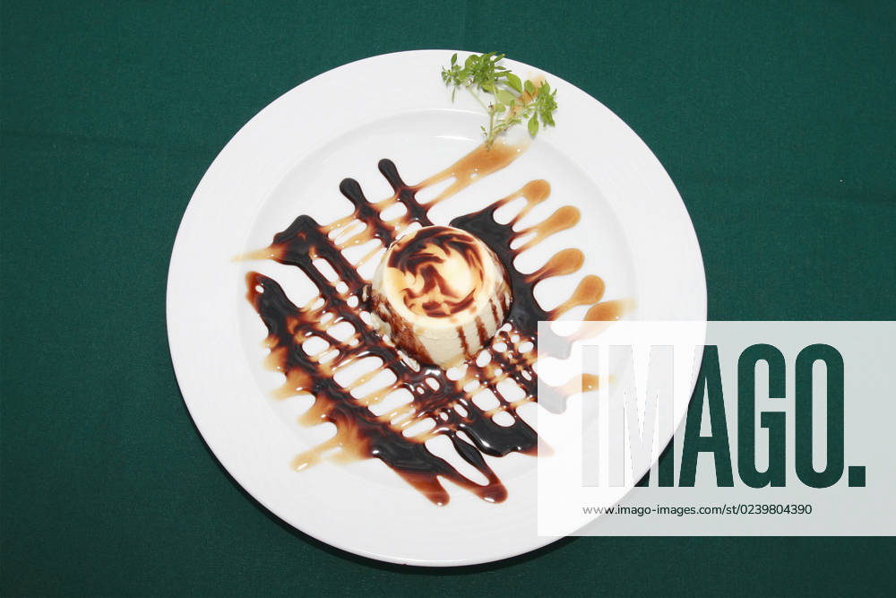 Yummy panacotta desert