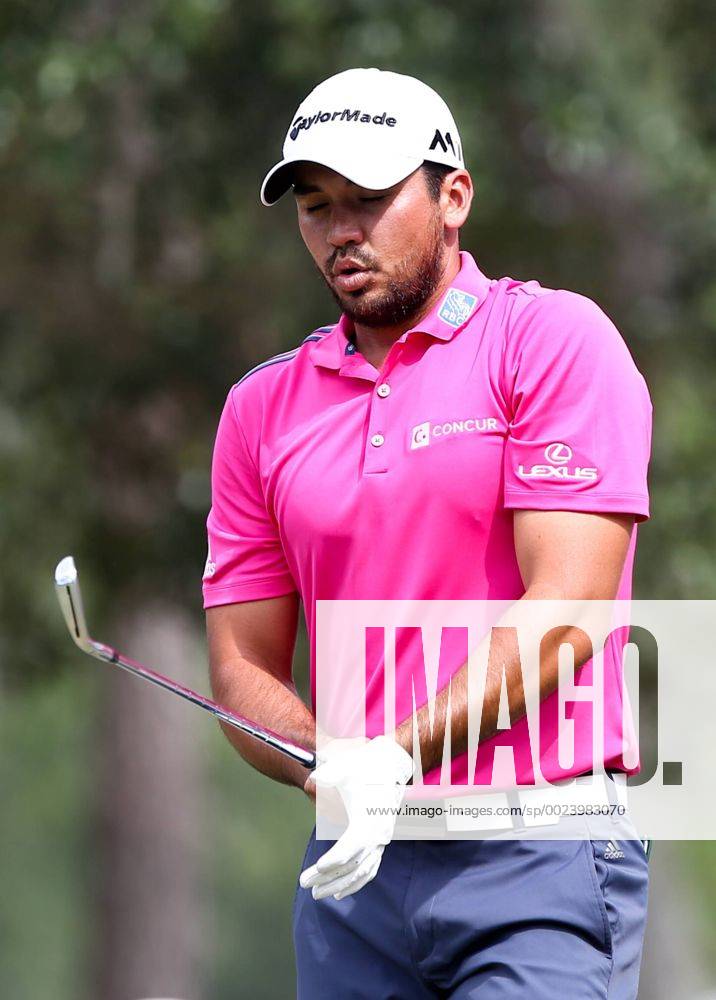 Ponte Vedra Beach, Florida, United States - Jason Day prepares to tee off the 9th hole during the final round of The PLAYERS Championship at TPC Sawgrass. Golf 2016 - The PLAYERS Championship - Final Round - ZUMAw109
