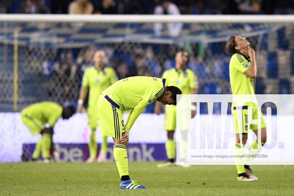 Anderlecht s Matias Suarez pictured during the Jupiler Pro League match between KRC Genk and RSC Anderlecht, in Genk, Thursday 19 May 2016, on day 9 of the Play-off 1 of the Belgian soccer championship. YORICKxJANSENS x04853685x