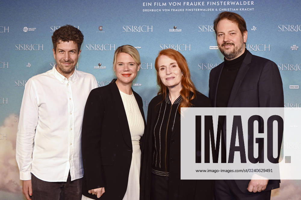 Tobias Walker, Frauke Finsterwalder, Sibylle Canonica and Philipp Worm at the premiere of the feature film Sisi ich at the City Atelier Cinemas Munich, 27 03 2023 Foto:xR.xFuturexImage