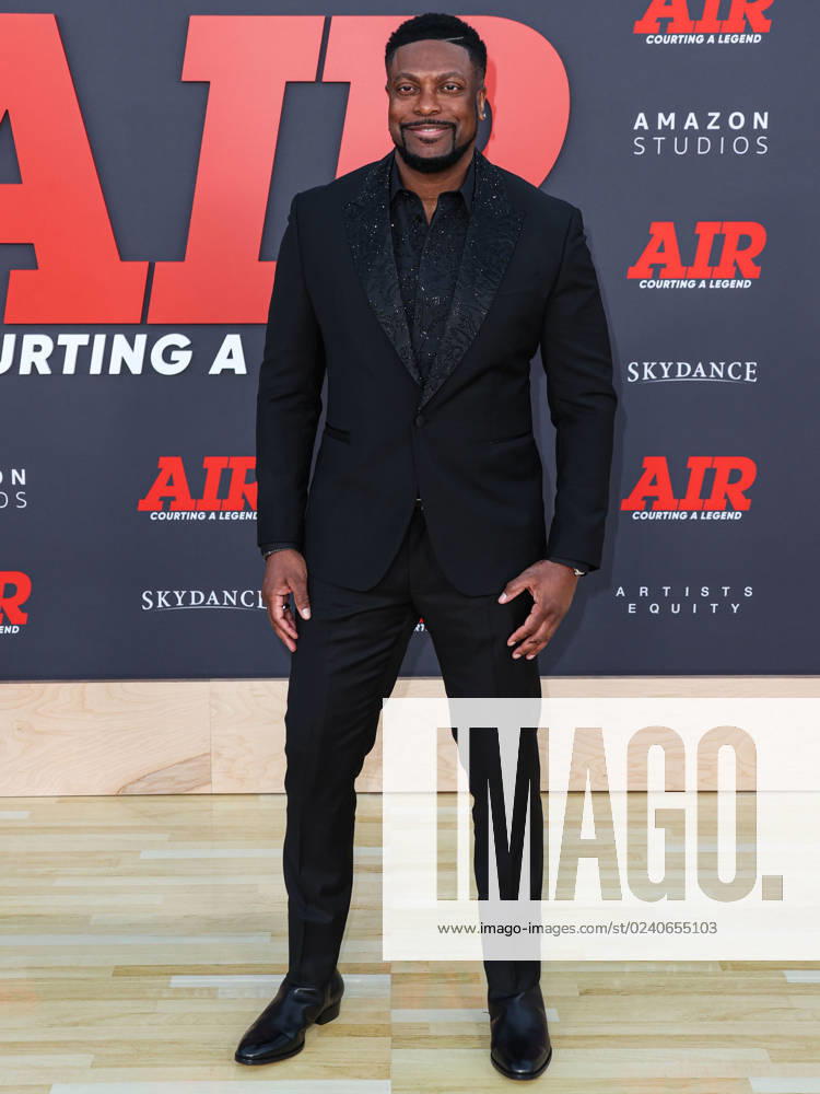 World Premiere Of Amazon Studios And Skydance Media s Air American stand-up comedian and actor Chris Tucker arrives at the World Premiere Of Amazon Studios And Skydance Media s Air held at the Regency Village Theatre on March 27, 2023 in Westwood, Los Angeles, California, United States. Regency Village Theatre, Westwood, Los Angeles, California California United States