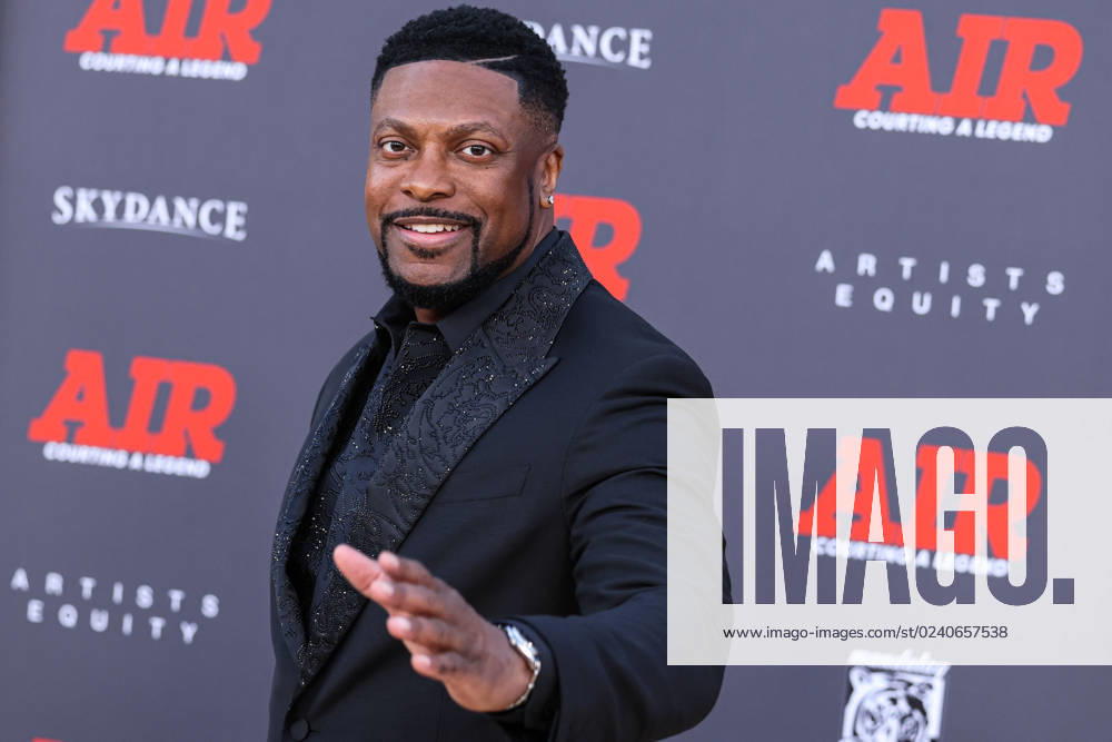 World Premiere Of Amazon Studios And Skydance Media s Air American stand-up comedian and actor Chris Tucker arrives at the World Premiere Of Amazon Studios And Skydance Media s Air held at the Regency Village Theatre on March 27, 2023 in Westwood, Los Angeles, California, United States. Regency Village Theatre, Westwood, Los Angeles, California California United States