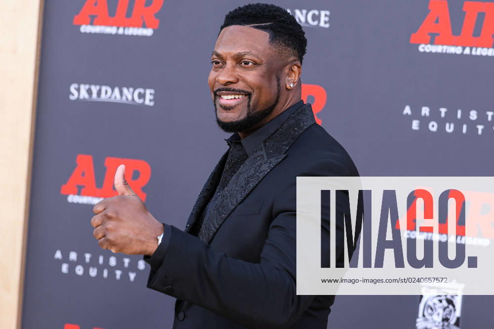 World Premiere Of Amazon Studios And Skydance Media s Air American stand-up comedian and actor Chris Tucker arrives at the World Premiere Of Amazon Studios And Skydance Media s Air held at the Regency Village Theatre on March 27, 2023 in Westwood, Los Angeles, California, United States. Regency Village Theatre, Westwood, Los Angeles, California California United States