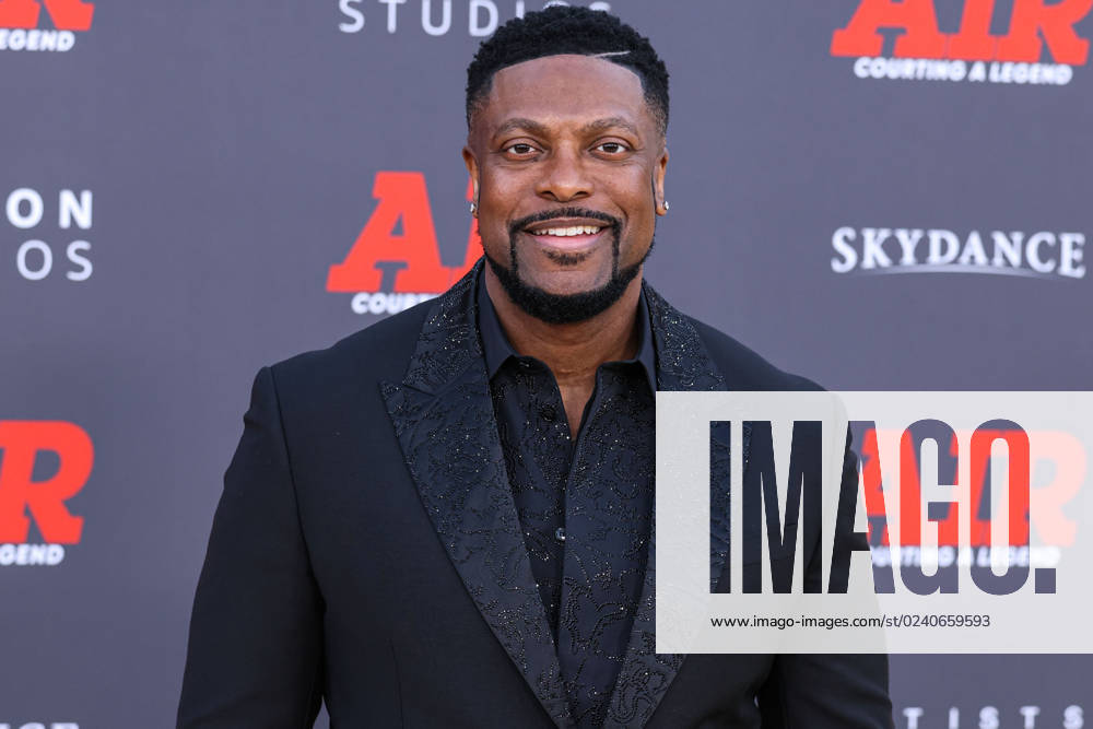 World Premiere Of Amazon Studios And Skydance Media s Air American stand-up comedian and actor Chris Tucker arrives at the World Premiere Of Amazon Studios And Skydance Media s Air held at the Regency Village Theatre on March 27, 2023 in Westwood, Los Angeles, California, United States. Regency Village Theatre, Westwood, Los Angeles, California California United States