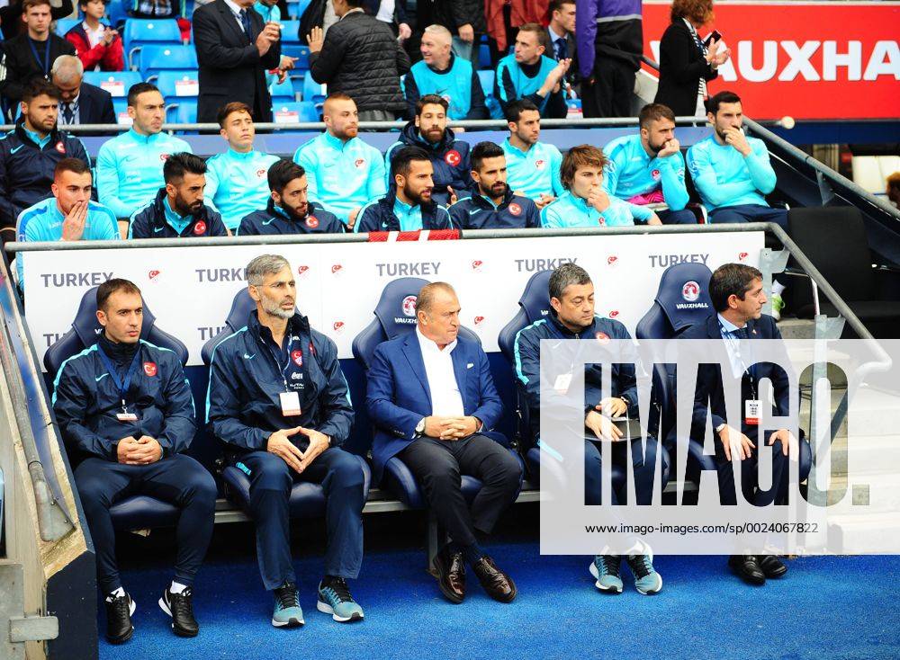 Fußball, Länderspiel, England - Türkei, Fatih Terim Friendly National football Match between England and Turkey at Etihad Stadium in Manchester , England on May 22, 2016. Pictured: Coach Fatih Terim of Turkey.