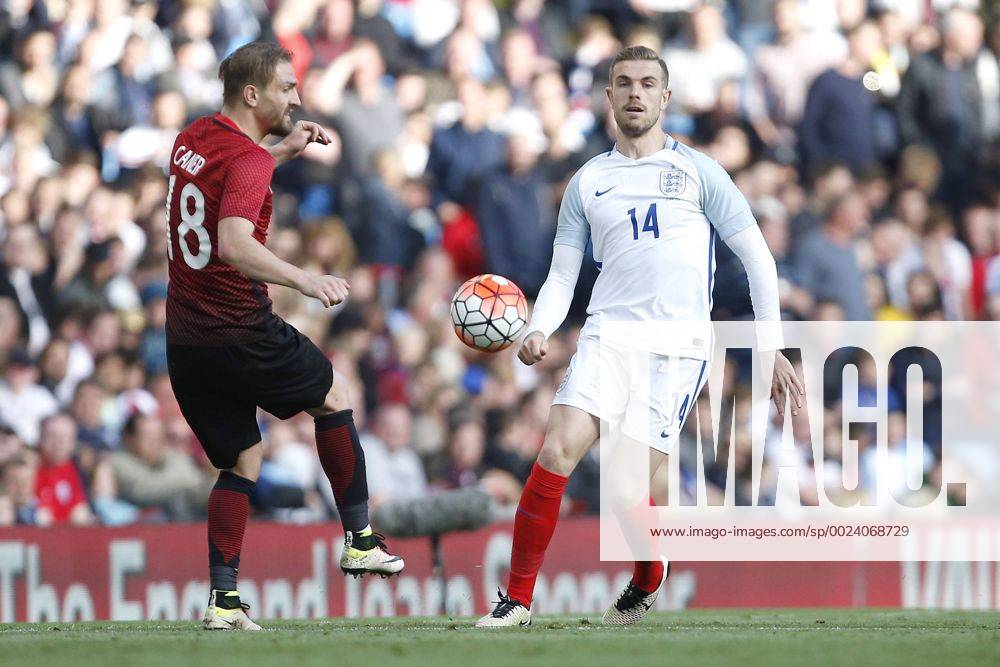 Jordan Henderson of England during the International Friendly Länderspiel match at the Etihad Stadium. Photo credit should read: Philip Oldham Sportimage .