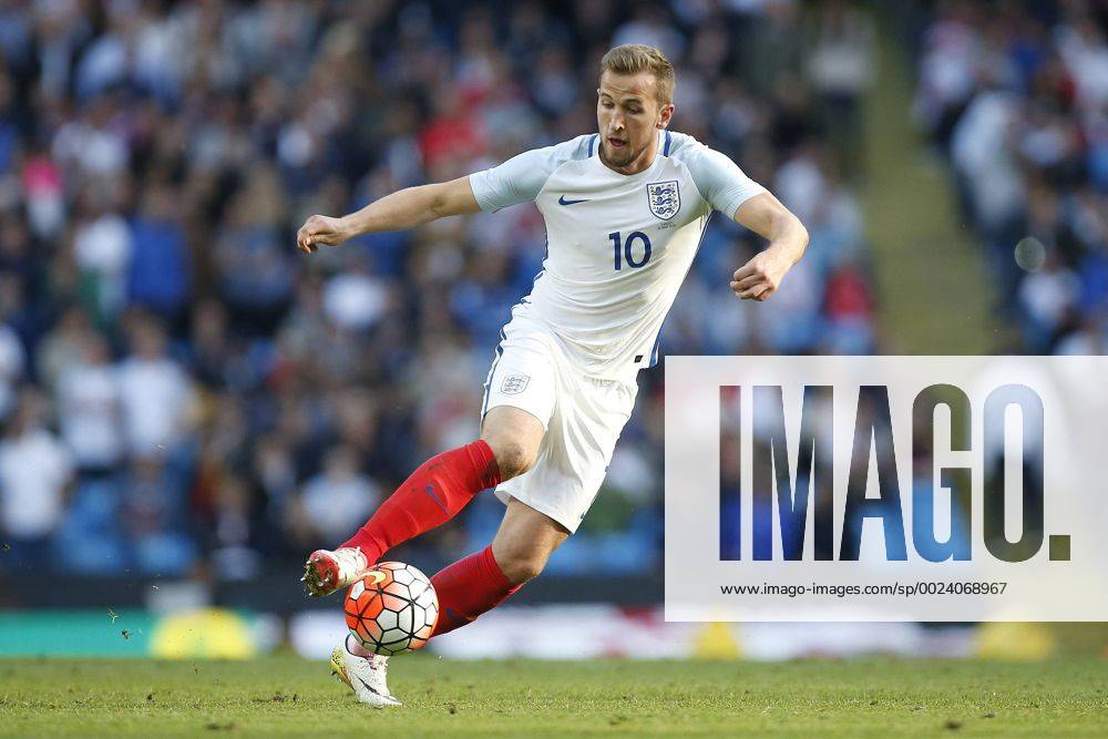Harry Kane of England during the International Friendly Länderspiel match at the Etihad Stadium. Photo credit should read: Philip Oldham Sportimage .