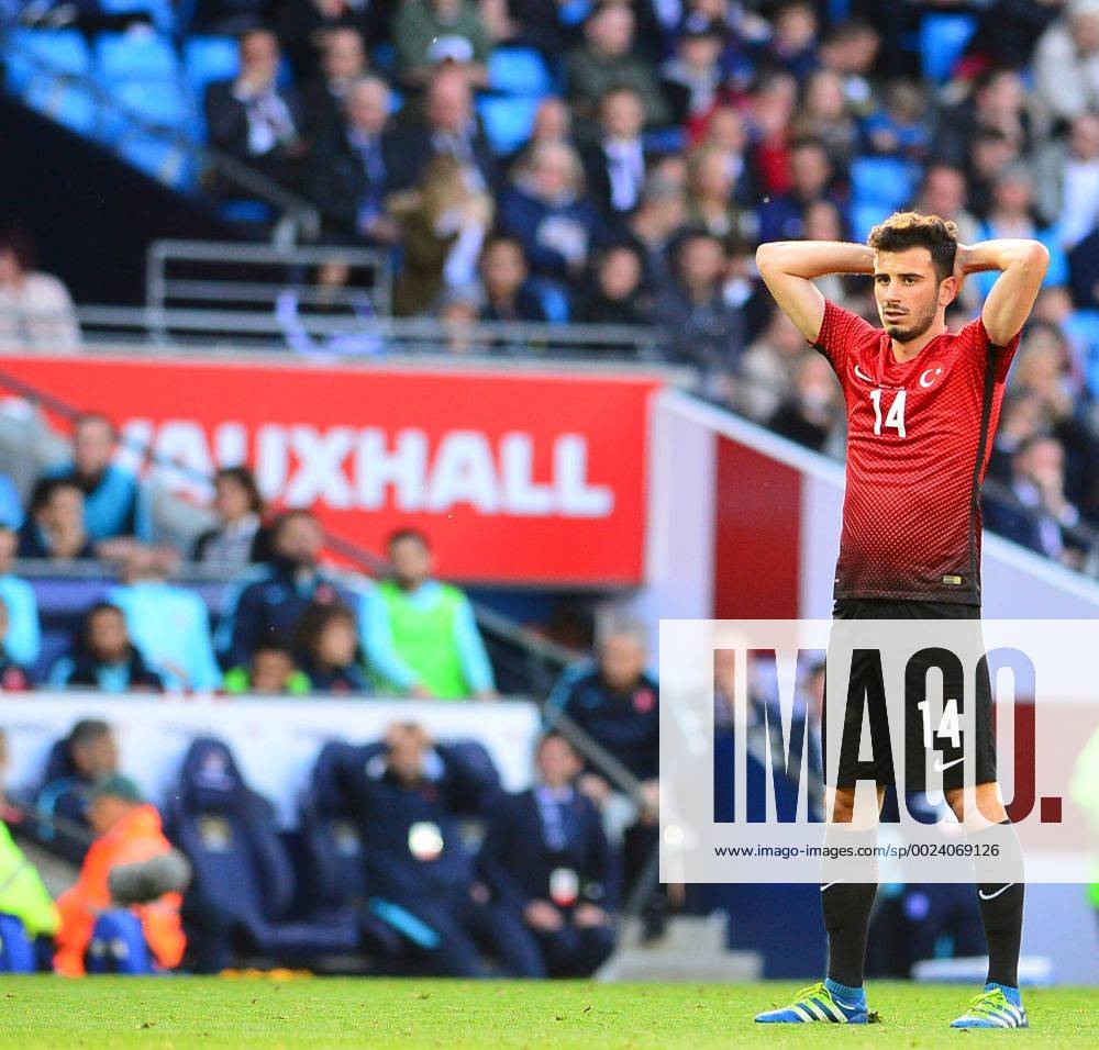 Friendly National football Match between England and Turkey at Etihad Stadium in Manchester , England on May 22, 2016. Final Score: England 2 - Turkey 1 Pictured: Oguzhan Ozyakup of Turkey.