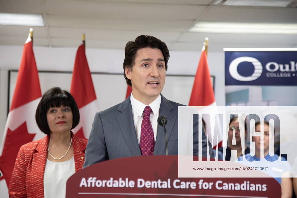 Prime Minister Justin Trudeau speaks at OultonöÄÃ s College in Moncton, N.B., on Friday, March 31, 2023. Moncton Canada - ZUMAc35_ 20230306_zaf_c35_137