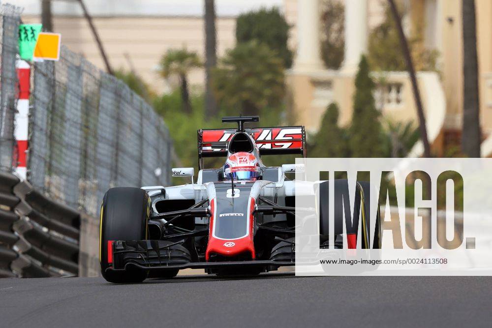 Romain Grosjean, Haas, F1 Team, formula 1 GP, Monaco 26.05.2016 Photo:mspb Jerry Andre Romain Grosjean, formula 1 GP, Monaco
