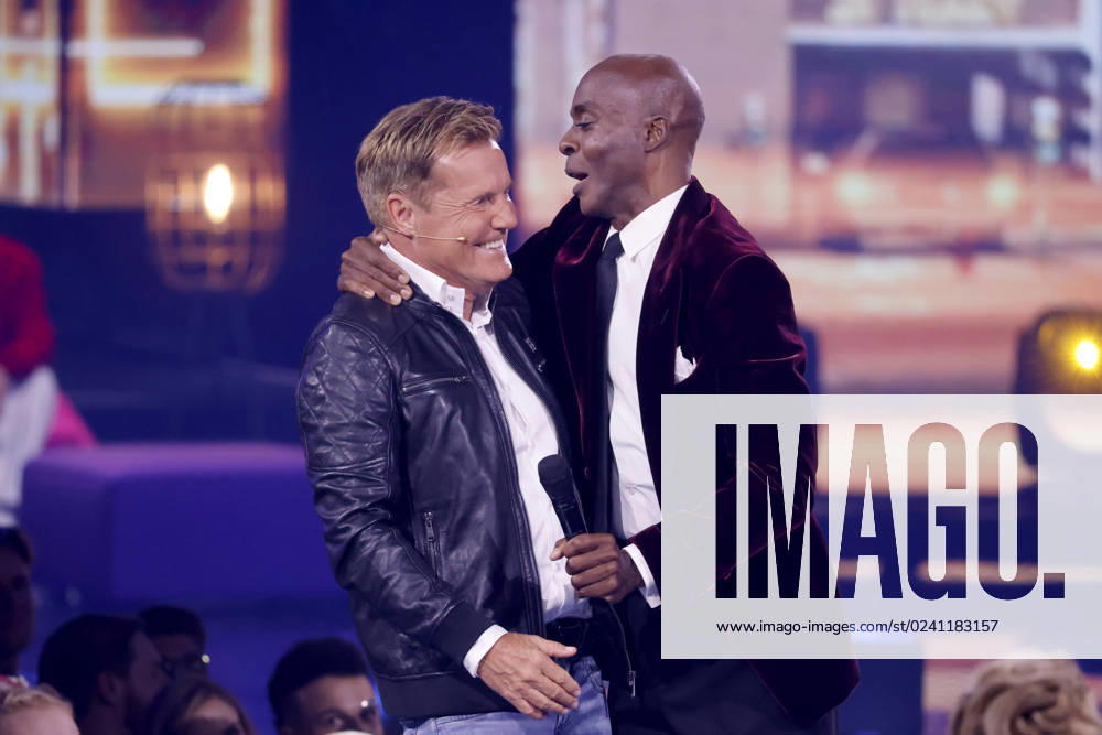 DSDS-Juror Dieter Bohlen und Choreograf Bruce Darnell bei der ersten Live-Sendung der Castingshow Deutschland sucht den Superstar 20 . Die RTL-Castingshow Deutschland sucht den Superstar (DSDS) wird entgegen früheren Ankündigungen nicht mit der laufenden 20. Staffel eingestellt. Köln, 01.04.2023 NRW Deutschland