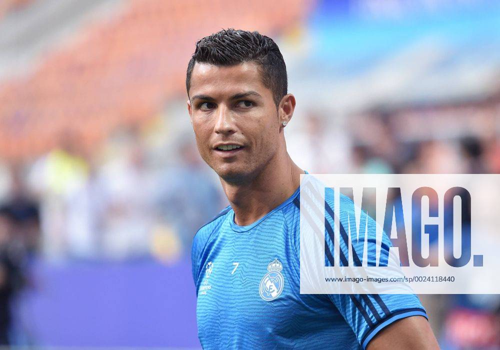 FUSSBALL CHAMPIONS LEAGUE FINALE SAISON 2015 2016 27.05.2016 Real Madrid - Atletico Madrid Training Real Madrid; Cristiano Ronaldo