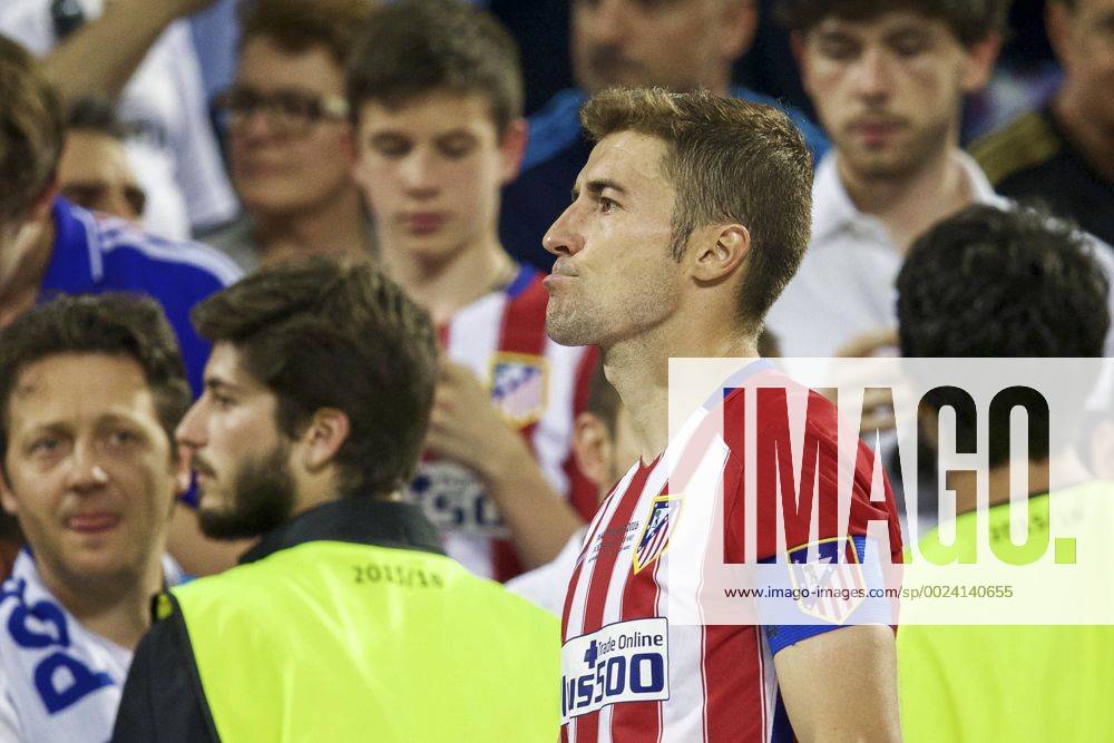 Gabi of Club Atletico de Madrid during the UEFA Champions League final match between Real Madrid and Atletico Madrid on May 28, 2016 at the Giuseppe Meazza San Siro stadium in Milan, Italy. Real Madrid v Atletico Madrid UEFA Champions League final 2015 2016 IVx 5570907