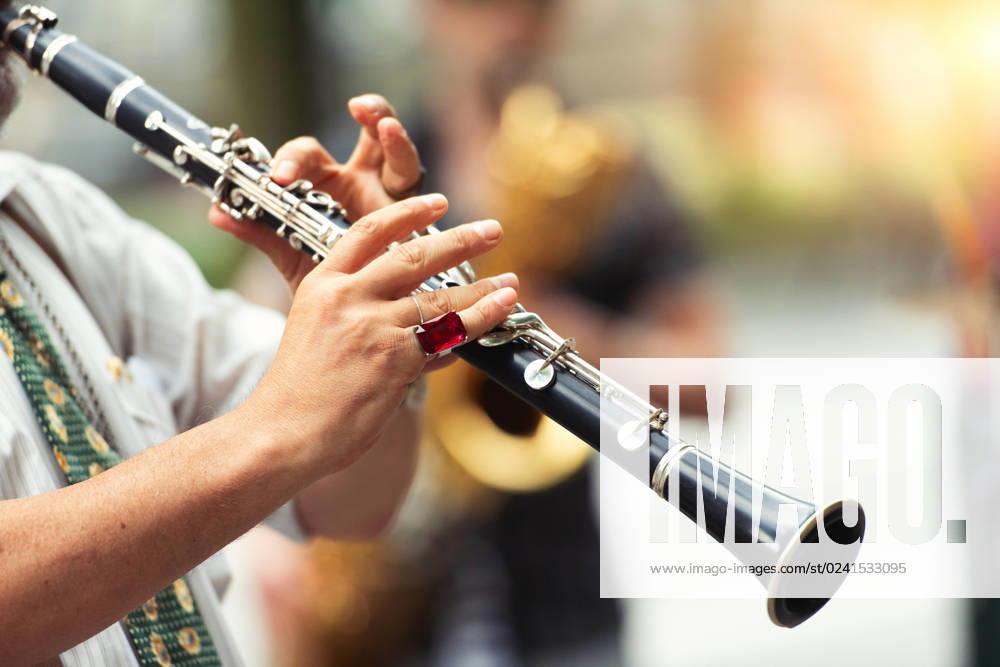 Detail one Clarinet play Road musician 1104302209