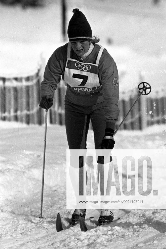 10km Damen Olympische Spiele Sapporo 1972: Christine Phillip (DDR)