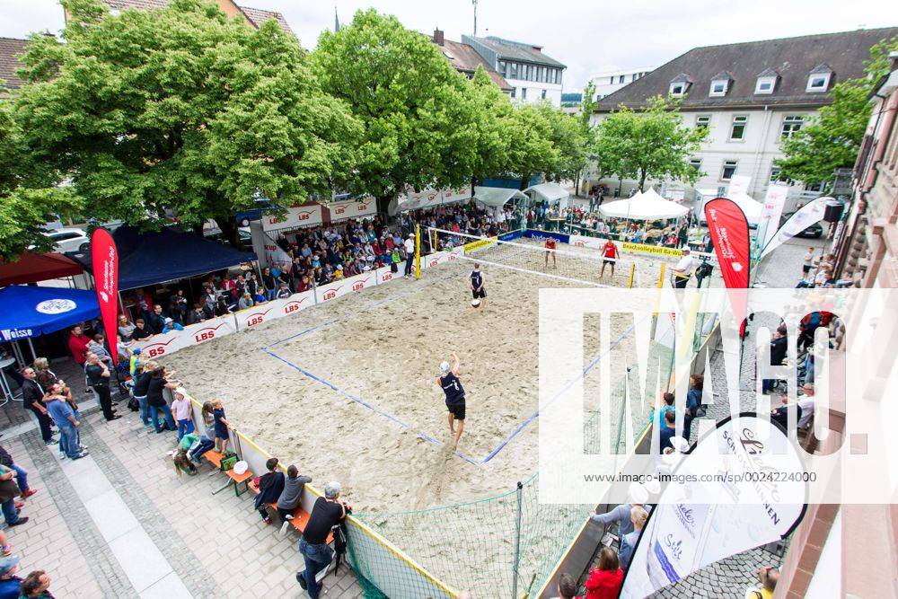 Totale Schopfheim; LBS-Cup Beachvolleyball A-Top, Markplatz, Schopfheim Germany, 20160605; Schopfheim