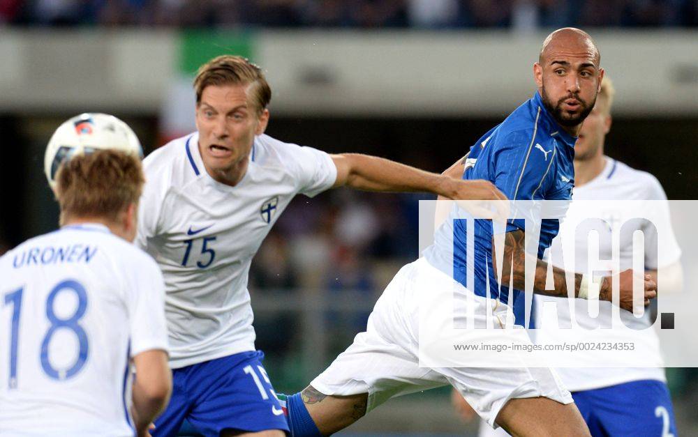 IPP20160606 Football - soccer: international match Länderspiel Italy (ITA) - Finland (FIN), Simone Zaza ZWEIx PhotoxPressx
