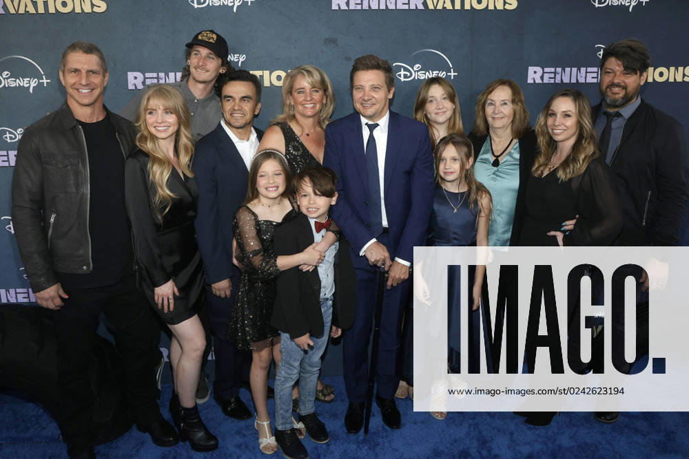 LOS ANGELES, CA - APRIL 11: Jeremy Renner at the Disney+ premiere of Rennervations at the Westwood Regency Village Theatre in Los Angeles, California on April 11, 2023.