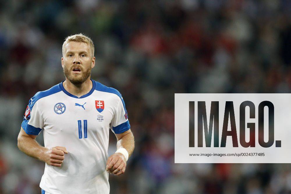 Adam Nemec of Slovakia during the UEFA EURO EM Europameisterschaft Fussball 2016 Group B group stage match between Russia and Slovakia at the Stade Pierre-mauroy on june 15, 2016 in Lille, France. Russia v Slovakia UEFA EURO 2016 Group B 2015 2016 IVx 5693428