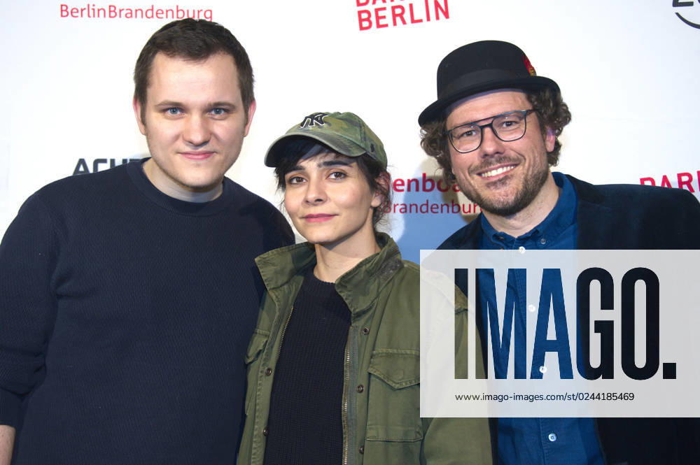 Max Gleschinski, Pegah Ferydoni and Jasper Mielke at the premiere of the feature film Alaska at the 19 achtung berlin Filmfestival 2023 in the cinema Babylon Berlin, 17 04 2023 Foto:xC.xBehringx xFuturexImage