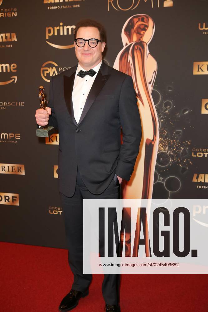 Vienna Hofburg, ROMY Film u TV Award, Gala award ceremony of the television award of ORF u KURIER in the picture Brendan Fraser, with d Award, ROMY Film u TV Award