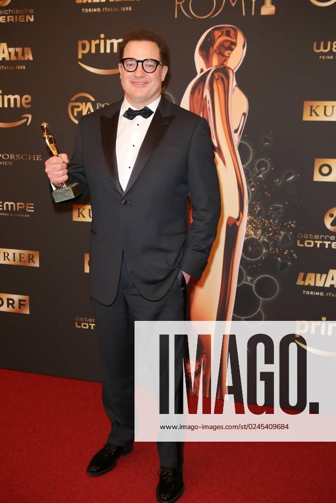 Vienna Hofburg, ROMY Film u TV Award, Gala award ceremony of the television award of ORF u KURIER in the picture Brendan Fraser, with d Award, ROMY Film u TV Award