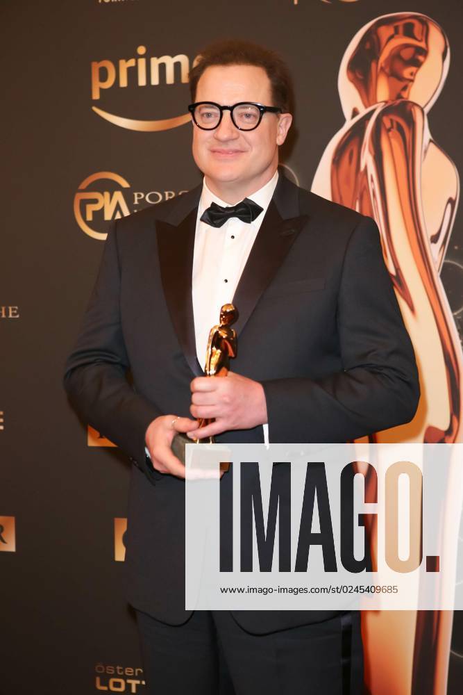 Vienna Hofburg, ROMY Film u TV Award, Gala award ceremony of the television award of ORF u KURIER in the picture Brendan Fraser, with d Award, ROMY Film u TV Award