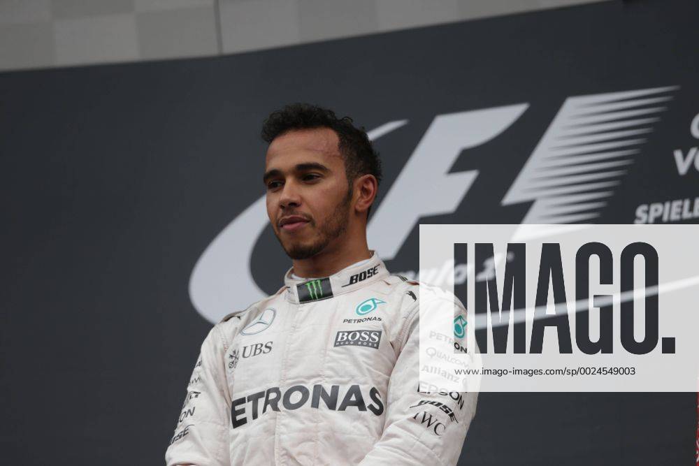 Austrian Grand Prix, Red Bull Ring 30 June - 3 July 2016 03.07.2016 - Podium, winner: Lewis Hamilton (GBR) Mercedes AMG F1 W07