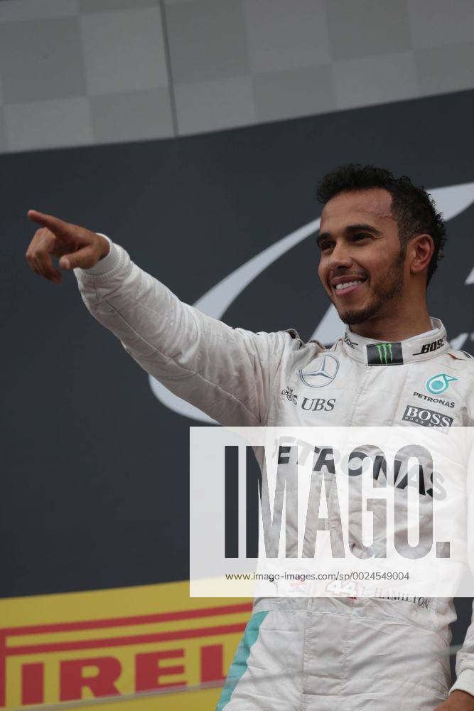 Austrian Grand Prix, Red Bull Ring 30 June - 3 July 2016 03.07.2016 - Podium, winner: Lewis Hamilton (GBR) Mercedes AMG F1 W07