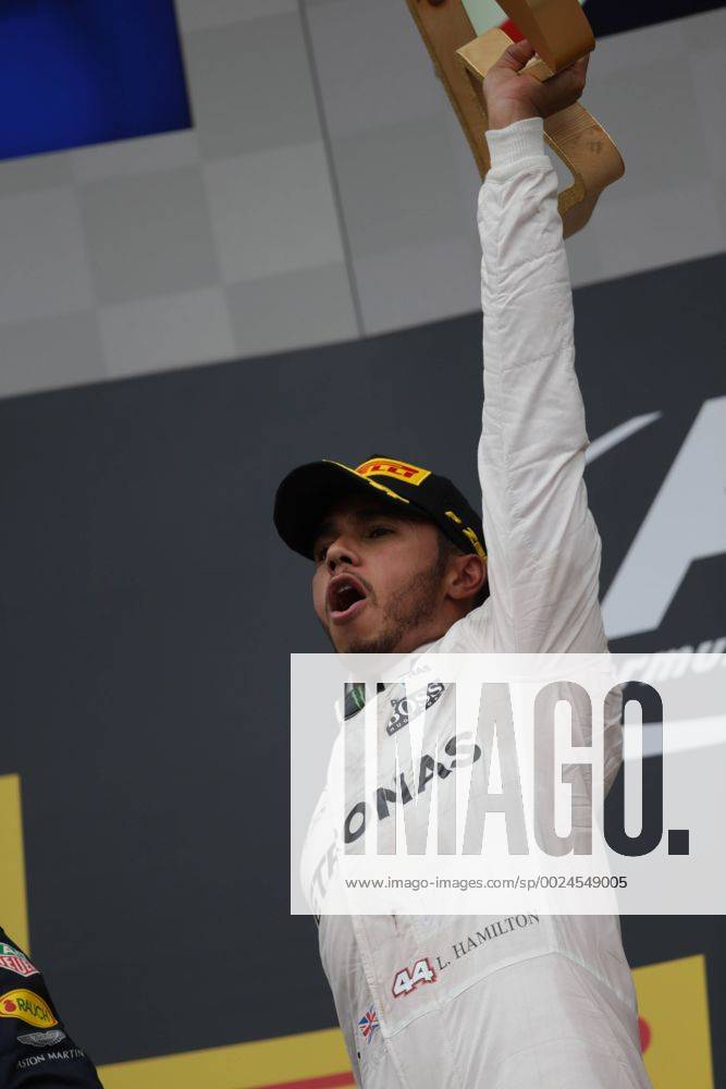 Austrian Grand Prix, Red Bull Ring 30 June - 3 July 2016 03.07.2016 - Podium, winner: Lewis Hamilton (GBR) Mercedes AMG F1 W07