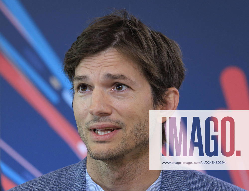 Ashton Kutcher during the 2023 Milken Institute Global Conference on Tuesday May 2, 2023 at the Beverly Hilton in Beverly Hills, California. YOLANDA RUIZ PI Beverly Hills USA - ZUMAp124 20230502_zaa_p124_004