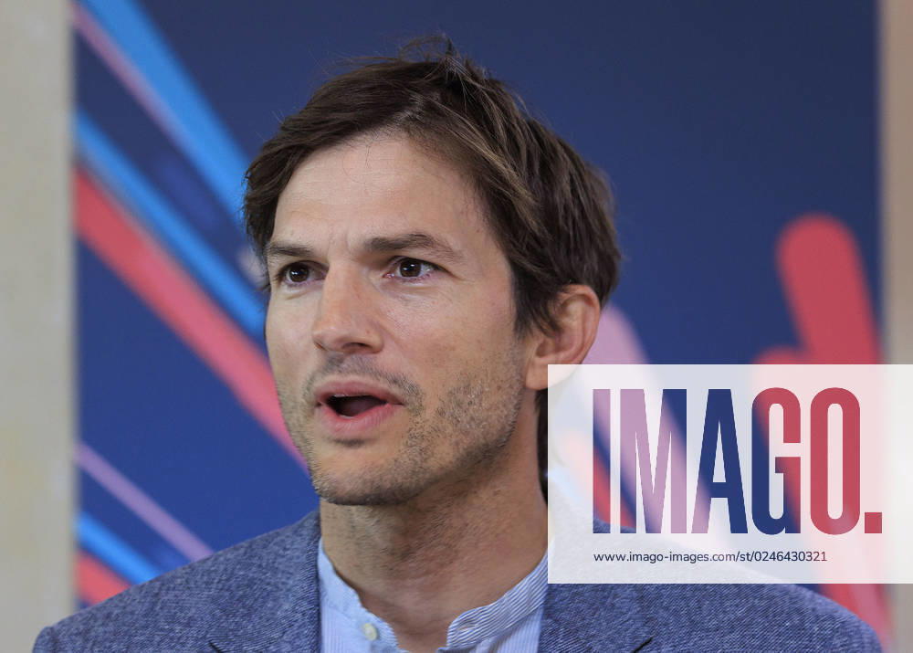Ashton Kutcher during the 2023 Milken Institute Global Conference on Tuesday May 2, 2023 at the Beverly Hilton in Beverly Hills, California. YOLANDA RUIZ PI Beverly Hills USA - ZUMAp124 20230502_zaa_p124_007