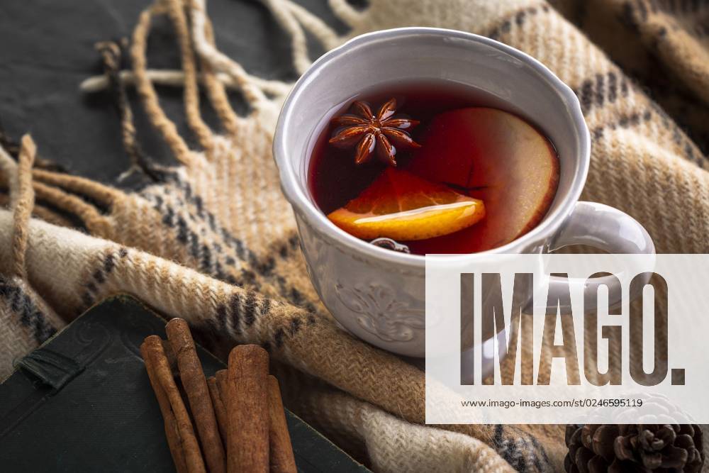 High Angle cup with Mulled wine spices