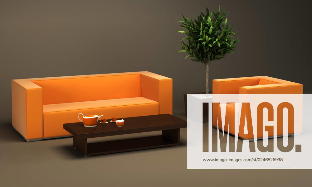 3d rendering of modern dining scene