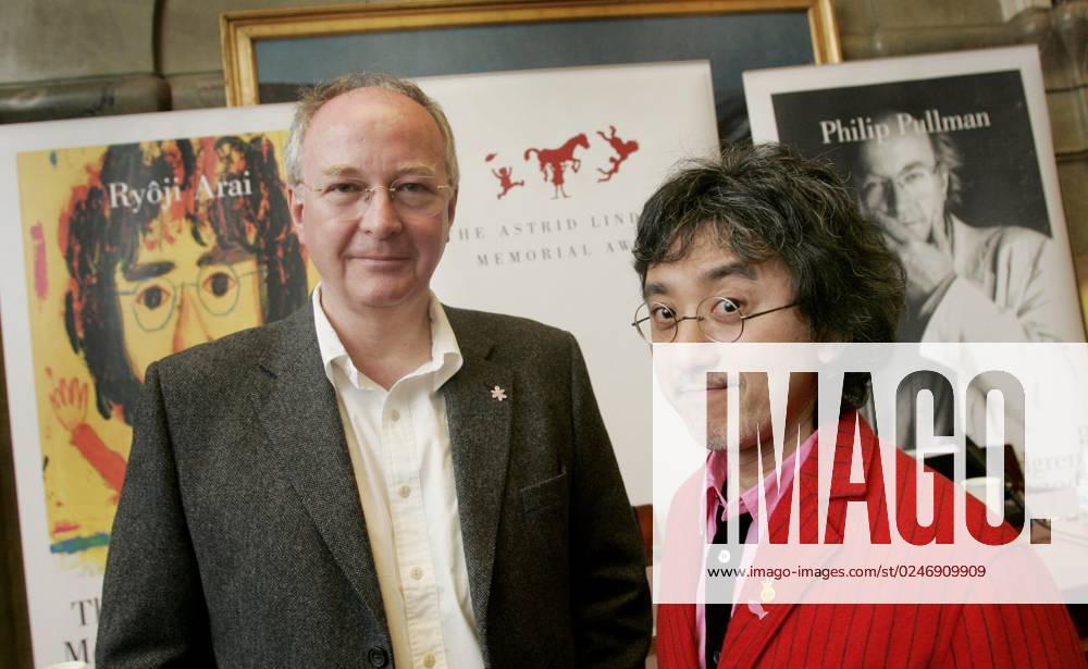 STOCKHOLM 0500523 This year, the worlds largest childrens and young peoples literature prize will be awarded for the third time This years recipients, the Japanese illustrator Ryà ji Arai and the British author Philip Pullman, held a press conference on Monday ahead of the award ceremony for the Astrid Lindgren Memorial Literature Prize Photo J
