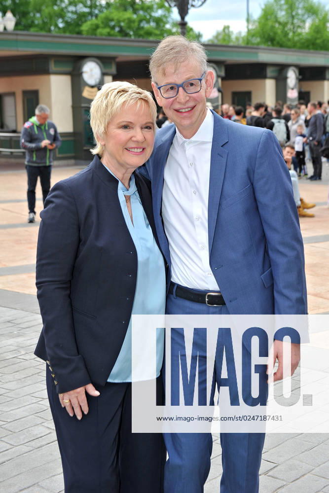 Europa Park EAGLES Golf Cup Birgit Biggi Lechtermann and Ingo Kersting on the occasion of the Europa Park EAGLES Golf Cup on 08 05 2023 at Europapark Rust 20230508MWI70621