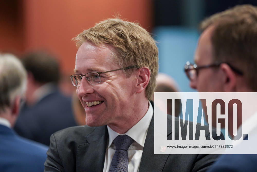 Berlin, Germany 10 May 2023 Conference of Minister Presidents on the refugee issue in Berlin 10 05 2023 In picture Daniel Günther, Minister President of the State of Schleswig Holstein CDU Federal Chancellery Berlin