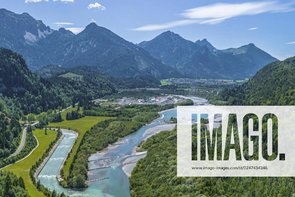 View in Tyrolean Lechtal near Vils Im Lechtal near Füssen Ziegelwies Füssen Ziegelwies Bavaria Germany