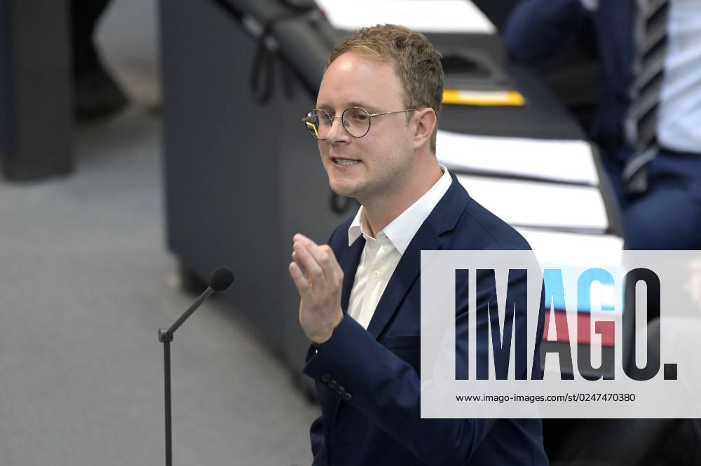 Marcel Emmerich at the 103 session of the German Bundestag in the Reichstag building Berlin, 11 05 2023 Foto:xF.xFuturexImage