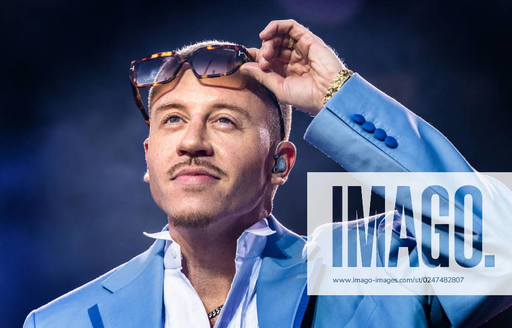 STOCKHOLM 20230511 American artist Macklemore performs on Gröna Lunds main stage on Thursday night STOCKHOLM SVERIGE