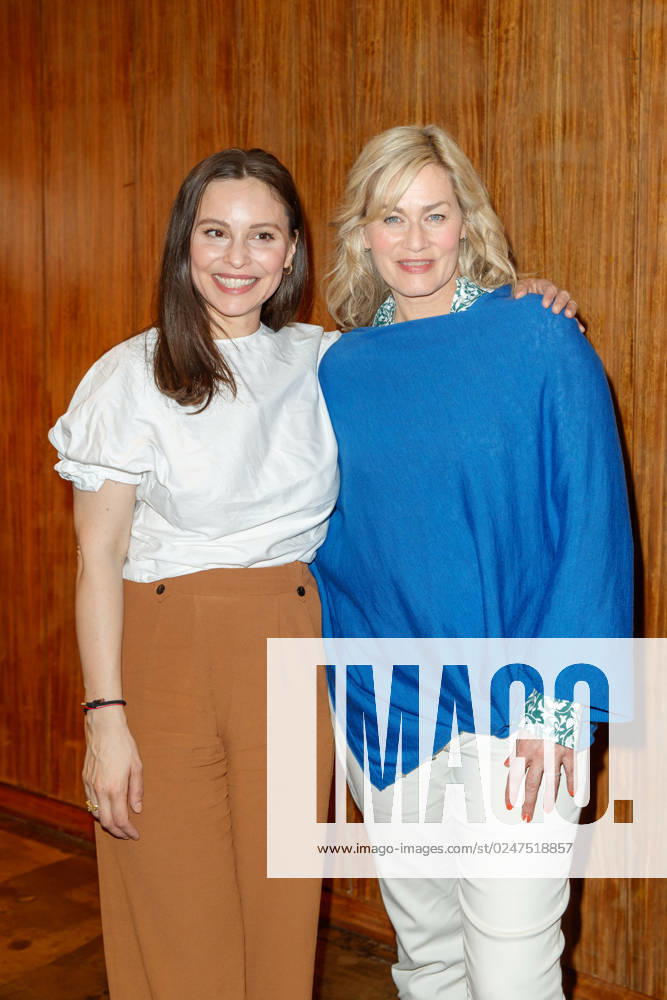 Event Green Actors Lounge Mina Tander and Gesine Cukrowski at the 3 Green Actors Lounge in the house Hungary on 11 05 2023 in Berlin