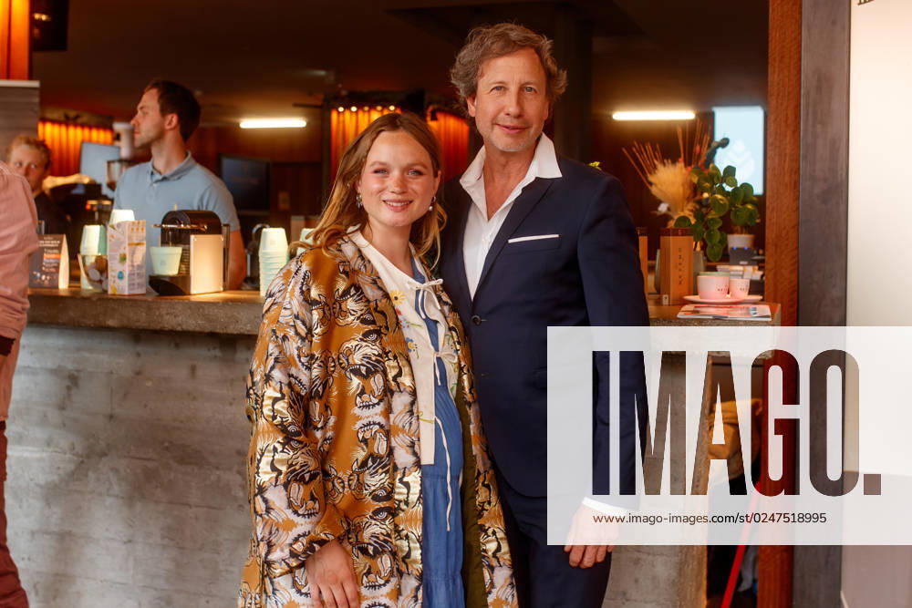 Event Green Actors Lounge Sofie Eifertinger with husband Nikolai Hanf Dressler Nikolai De Treskow at the 3 Green Actors Lounge in the House Hungary on 11 05 2023 in Berlin