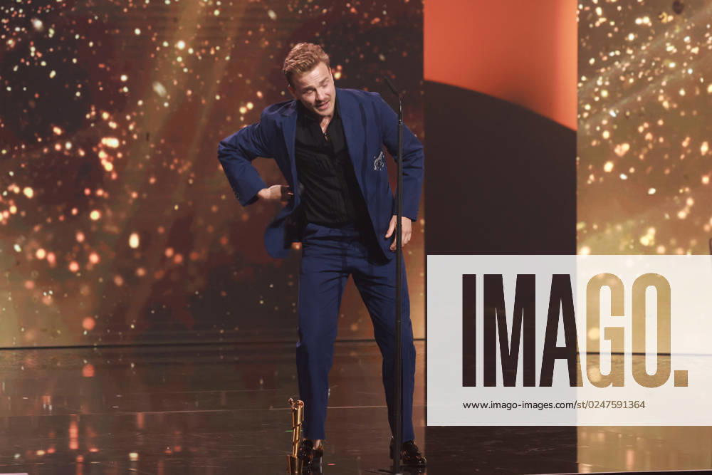 German Film Award 2023 BEST MALE SINGLE winner Albrecht Schuch at the Lola German Film Award 2023 ceremony at the Theater am Potsdamer Platz in Berlin 12 05 2023
