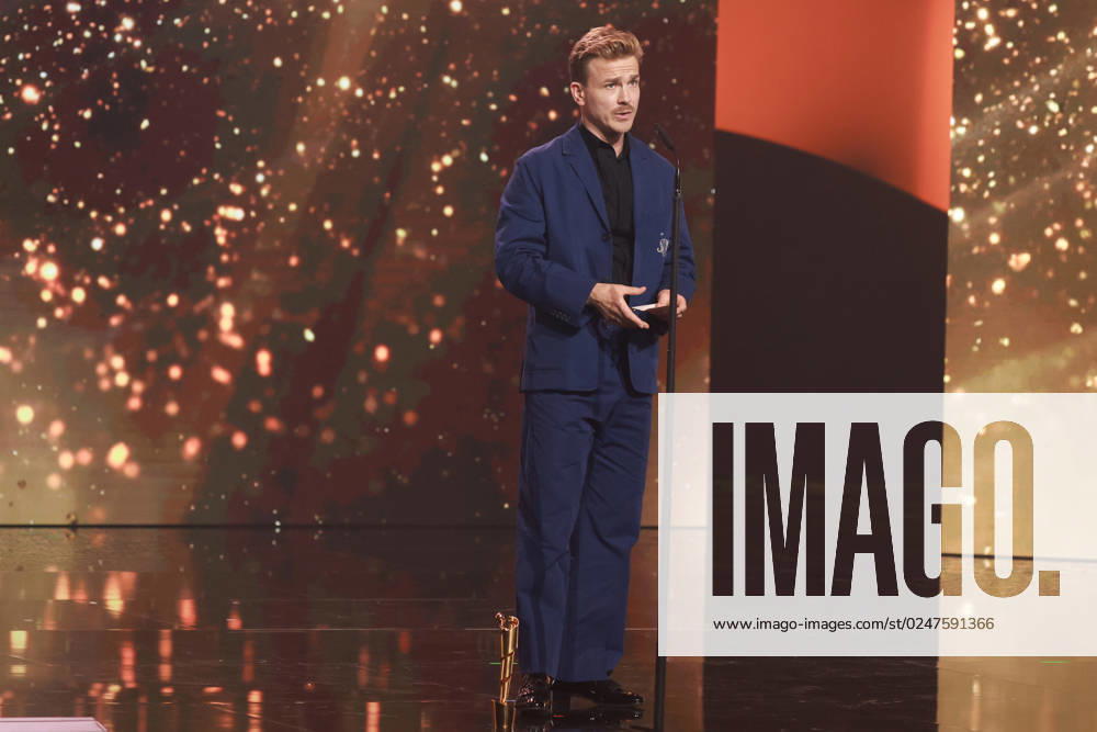 German Film Award 2023 BEST MALE SINGLE winner Albrecht Schuch at the Lola German Film Award 2023 ceremony at the Theater am Potsdamer Platz in Berlin 12 05 2023