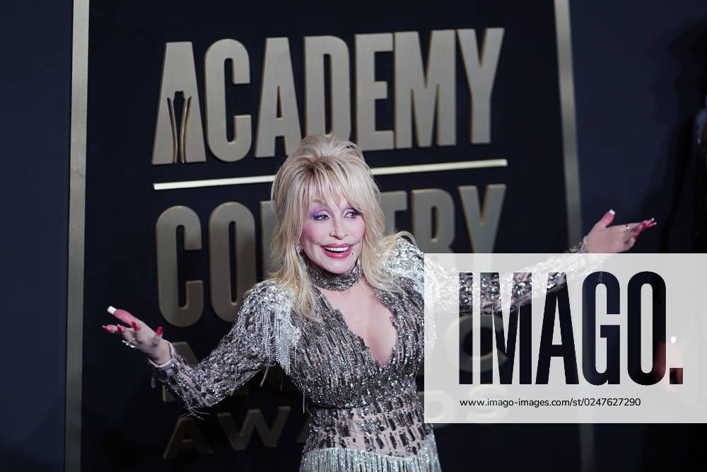 American country music singer DOLLY PARTON poses for the photographers at the Red Carpet of the Academy of Country Music Awards at the Star in Frisco, Texas on Thursday. Frisco USA - ZUMAv131 20230511_znp_v131_017