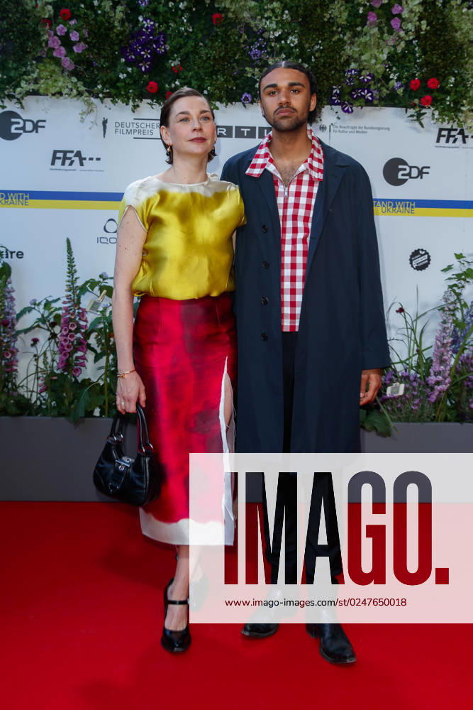 Event German Film Award 2023 Christiane Paul and Langston Uibel at the 73 German Film Award at the Theater am Potsdamerplatz on 12 05 2023 in Berlin