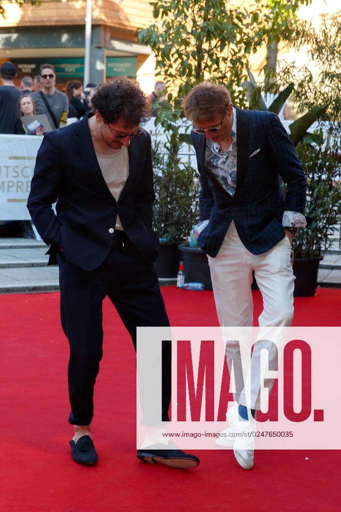 Event German Film Award 2023 Fahri Yardim and Alexander Scheer at the 73 German Film Award at the Theater am Potsdamerplatz on 12 05 2023 in Berlin