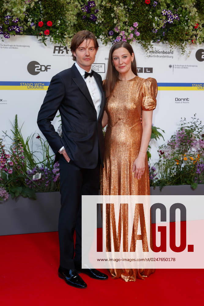 Event German Film Award 2023 Alexandra Maria Lara with husband Sam Riley at the 73 German Film Award at the Theater am Potsdamerplatz on 12 05 2023 in Berlin